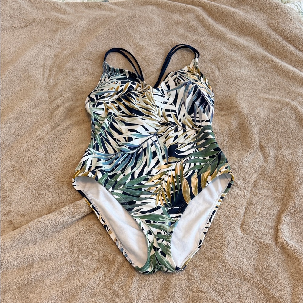 Hurley Tropical Leaf Print Women's One Piece Swimsuit